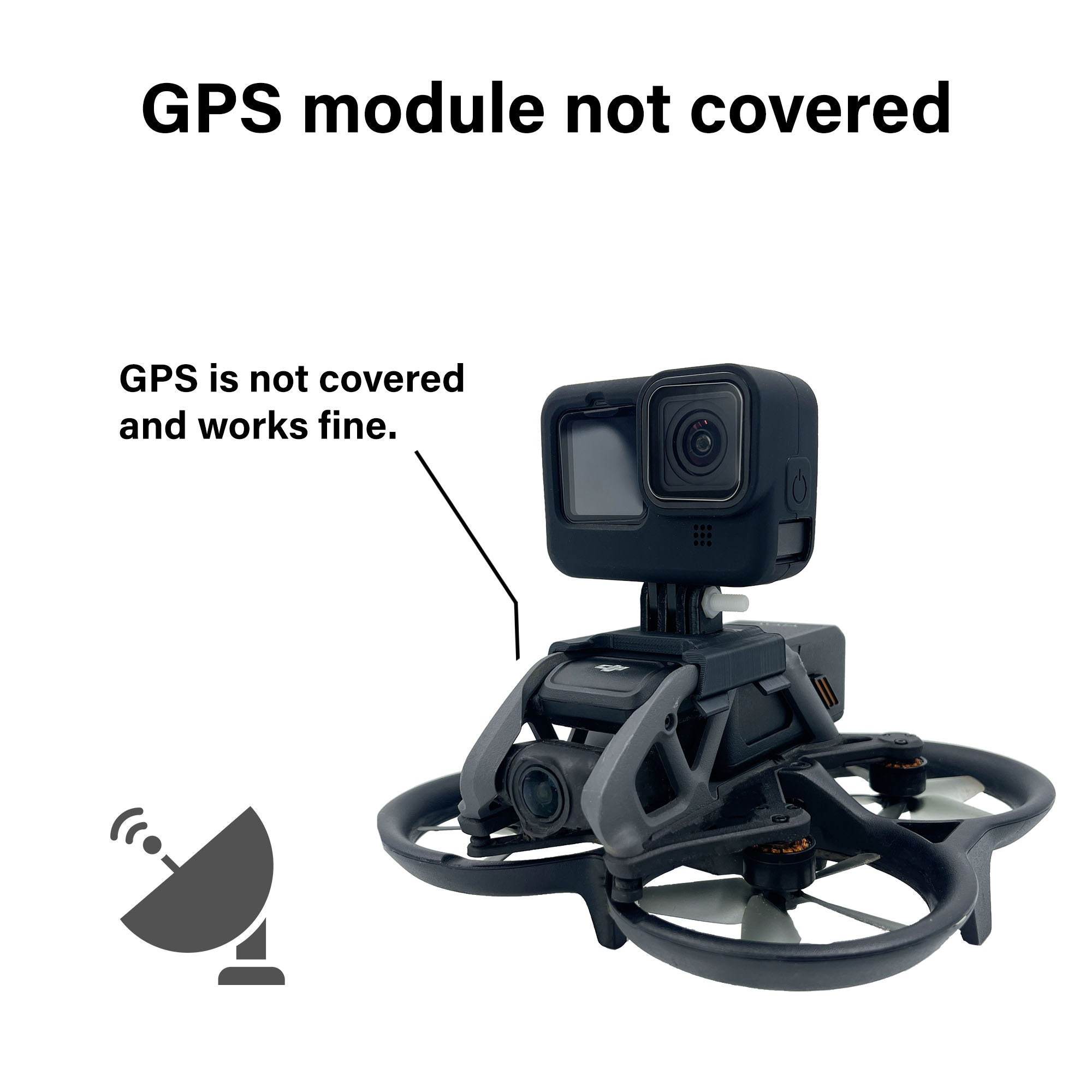 DJI AVATA Gopro Action Camera Mount Etsy