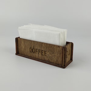 Servilletero de madera personalizado con logotipo, servilleteros para restaurante, servilletero personalizado para cocina, servilletero rústico, 10515