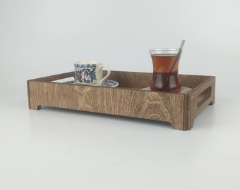 Bandeja de madera personalizada para servir con logotipo, bandeja para servir en restaurantes, regalo de boda personalizado 10569