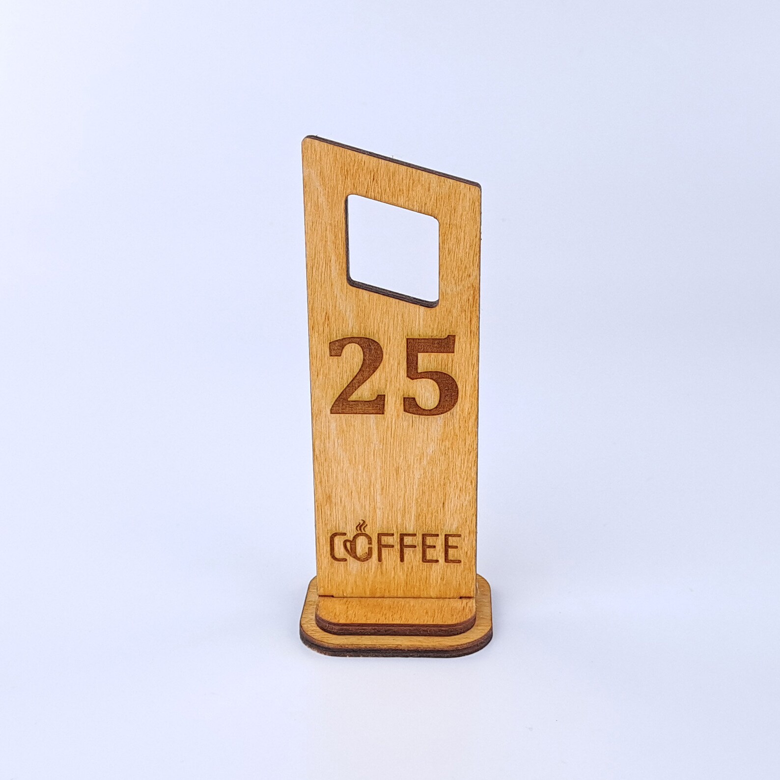 Personalized Cafe Restaurant Table Numbers Set With Logo Etsy