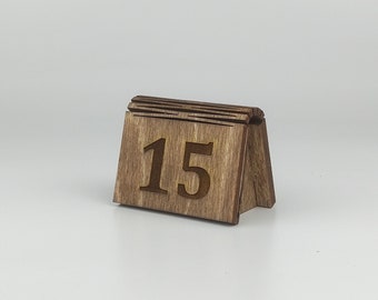 Restaurant Table Numbers 1-10 Set, Cafe Numbers, Wedding Table Number, Rustic Wooden Table Numbers, Party Table Numbers 10556