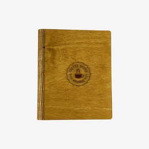 Support de menu en bois A5-A4, support de menu gravé, chemise de menu de restaurant, couverture de menu de café, planche de menu, livre de menus, couverture de menu personnalisée 10521
