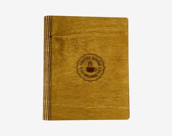 Copertina Menu In Pelle SHERCHPRY - Libro Menu A4 Per Ristoranti, Bar, Hotel, Design Elegante - Foto 11