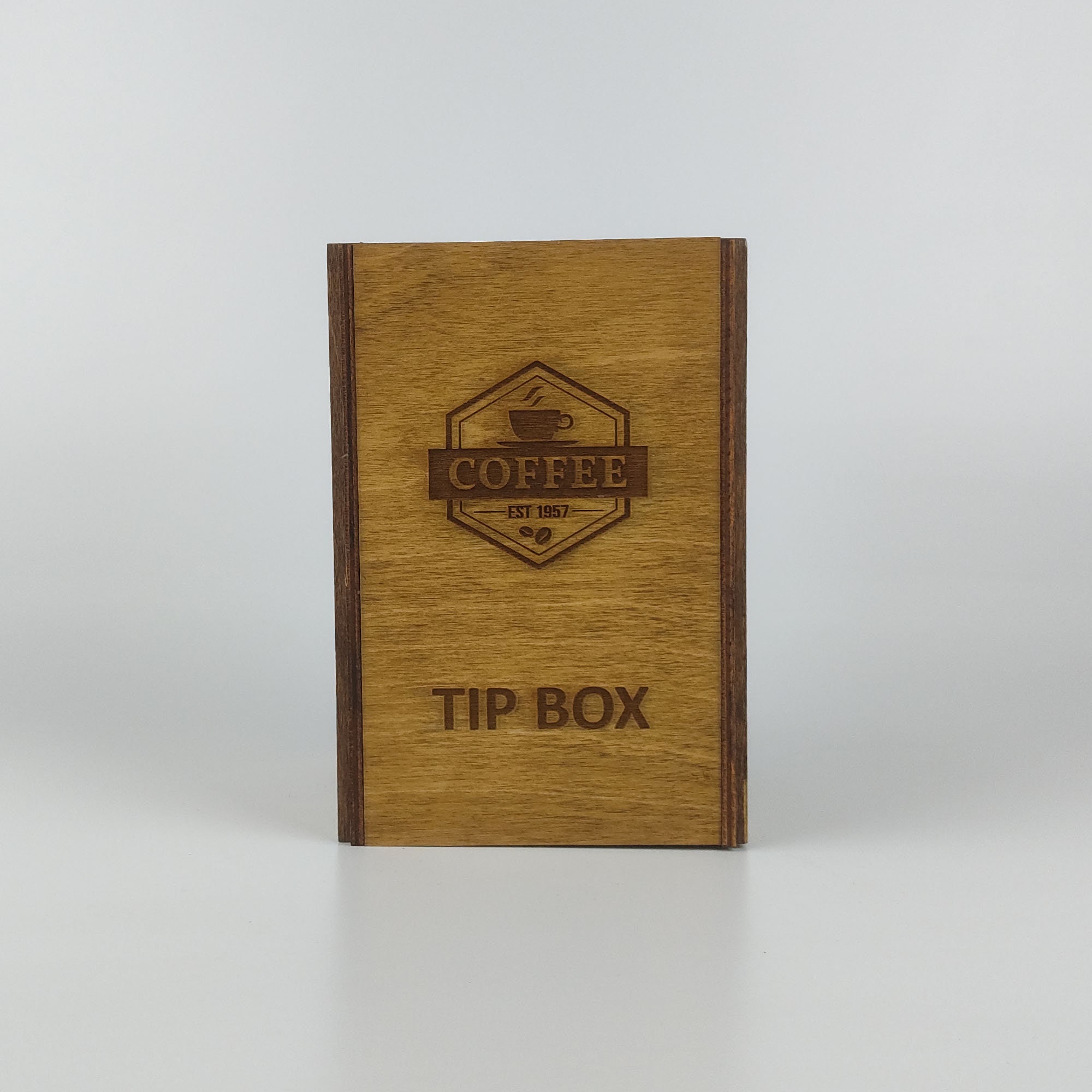 Personalized Wooden Tipping Box, Restaurant Tip Box, Custom Money Box ...