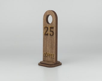 Restaurant Table Numbers 1-10 Set, Cafe Numbers, Wedding Table Number, Rustic Wooden Table Numbers, Party Table Numbers 10558