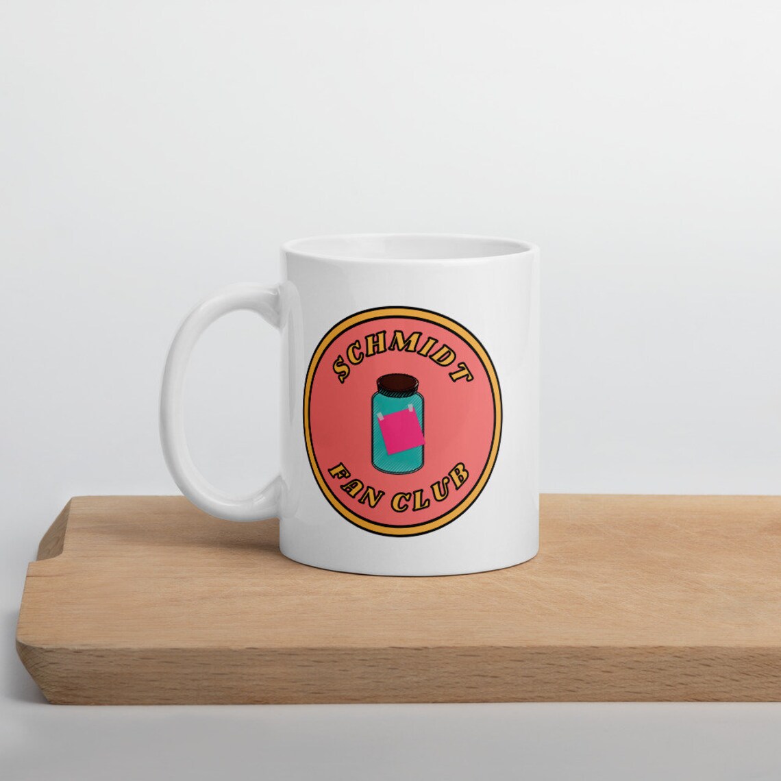 New Girl Schmidt Douchebag Jar TV Show Quote Mug Etsy UK