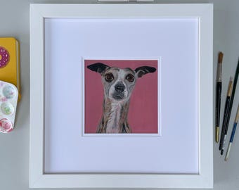 Douglas — Acrylic Painting | Square Giclée Print | 8x8" or 12x12"