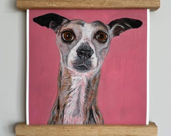 DIGITAL DOWNLOAD — 'Douglas' | Acrylic Painting | Square Printable Wall Art