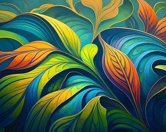Leaf Art Print