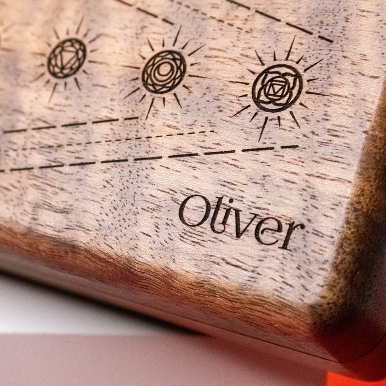 Walnut Wood Eyeglasses Case Modern Vintage Style Eyeglasses Holder Spectacle Case Free Custom