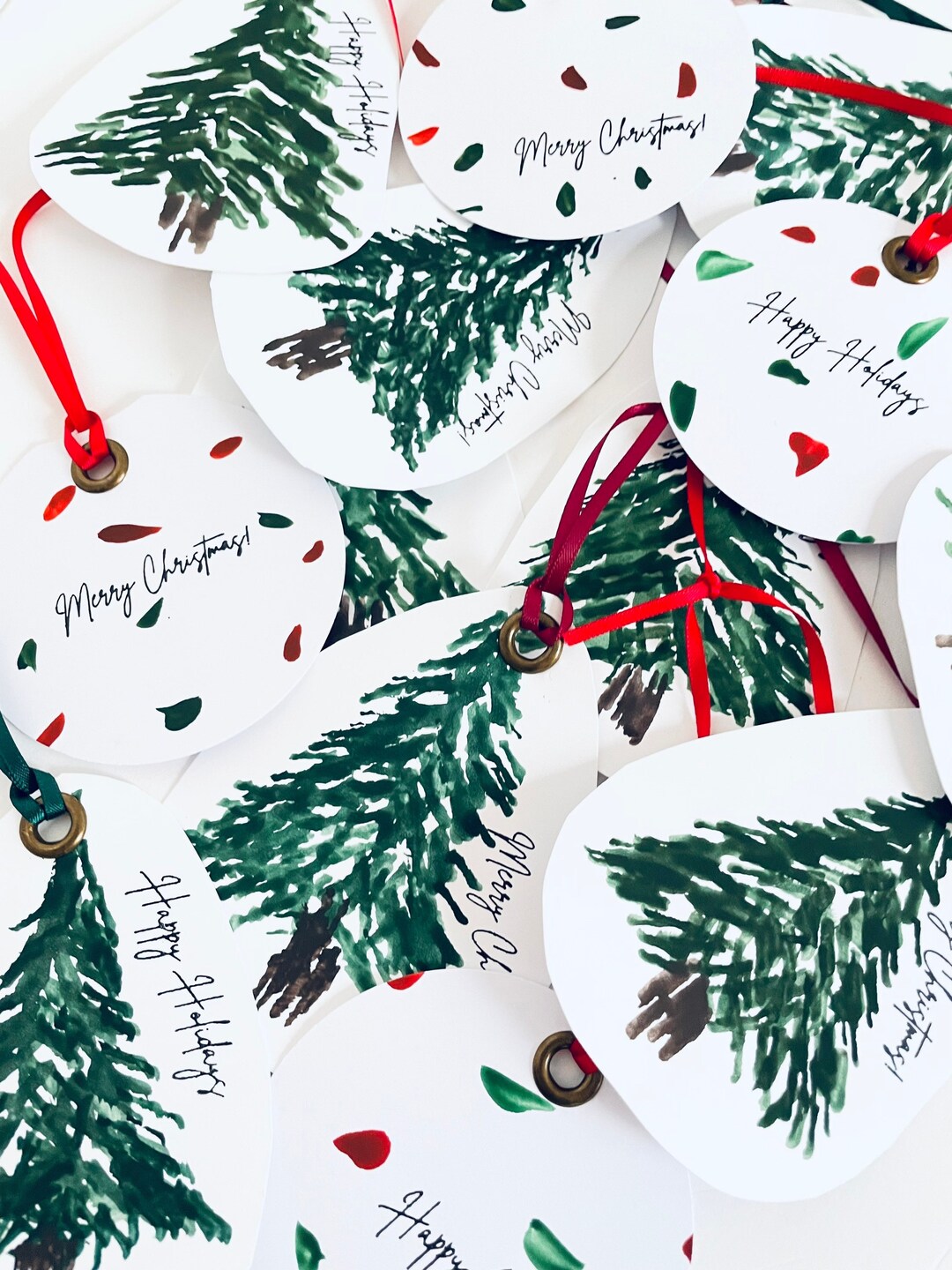 Hand Painted Gift Tags for Wine Bottles Gift Bags Tags Fall Etsy