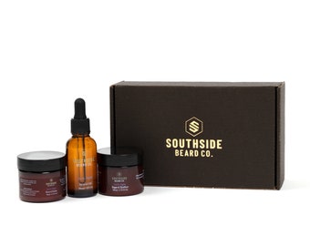 Bartpflege Kit | Oil, Balm & Butter, Geschenkset für Männer, Eid Geschenk für Männer