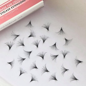 20D Premade Eyelash Fans: 0.03 Thickness, Ultra-Mega Volume, Handmade
