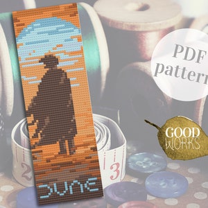 Dune Bookmark Cross Stitch Pattern - Instant Download PDF