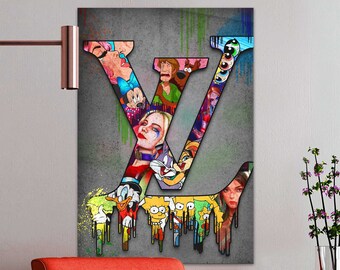 louis vuitton painting canvas