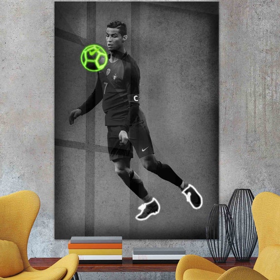 CR7 POSTER, CRISTIANO Ronaldo Poster, Glowing Football Prints Manchester  United, Nba Poster, Home Decor Wall Art Print, Football Soccer Gift -   Canada