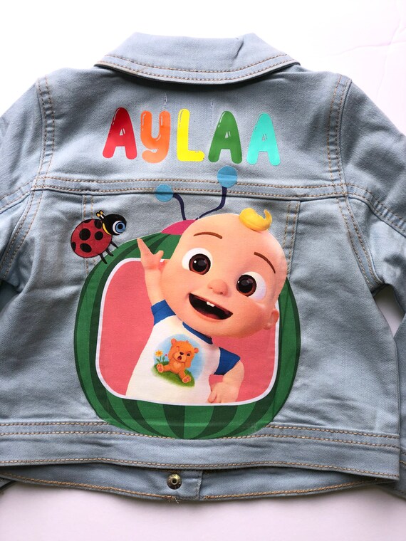 Aangepaste Cocomelon Denim Jacket 