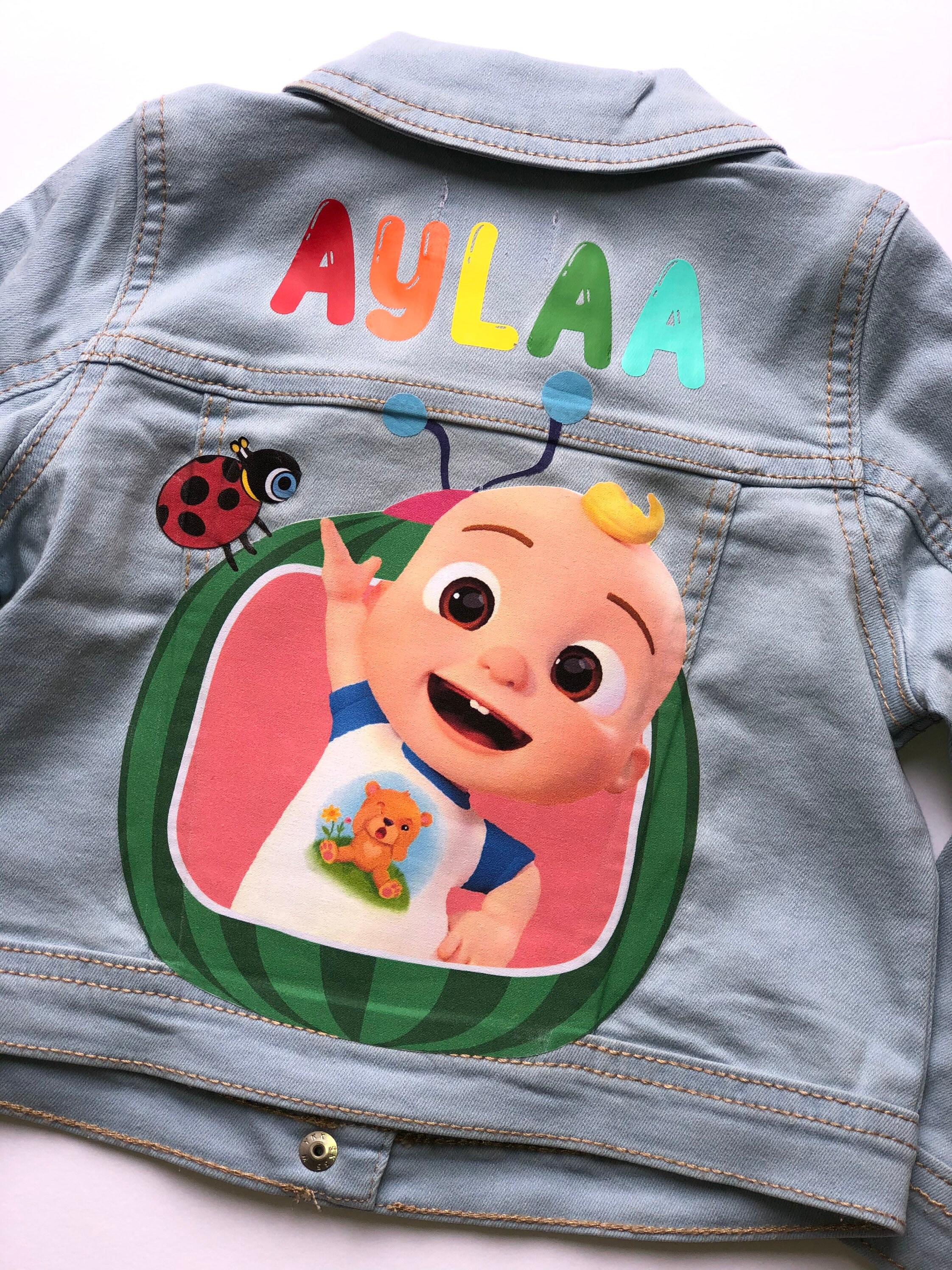 Custom Cocomelon Denim Jacket | Etsy