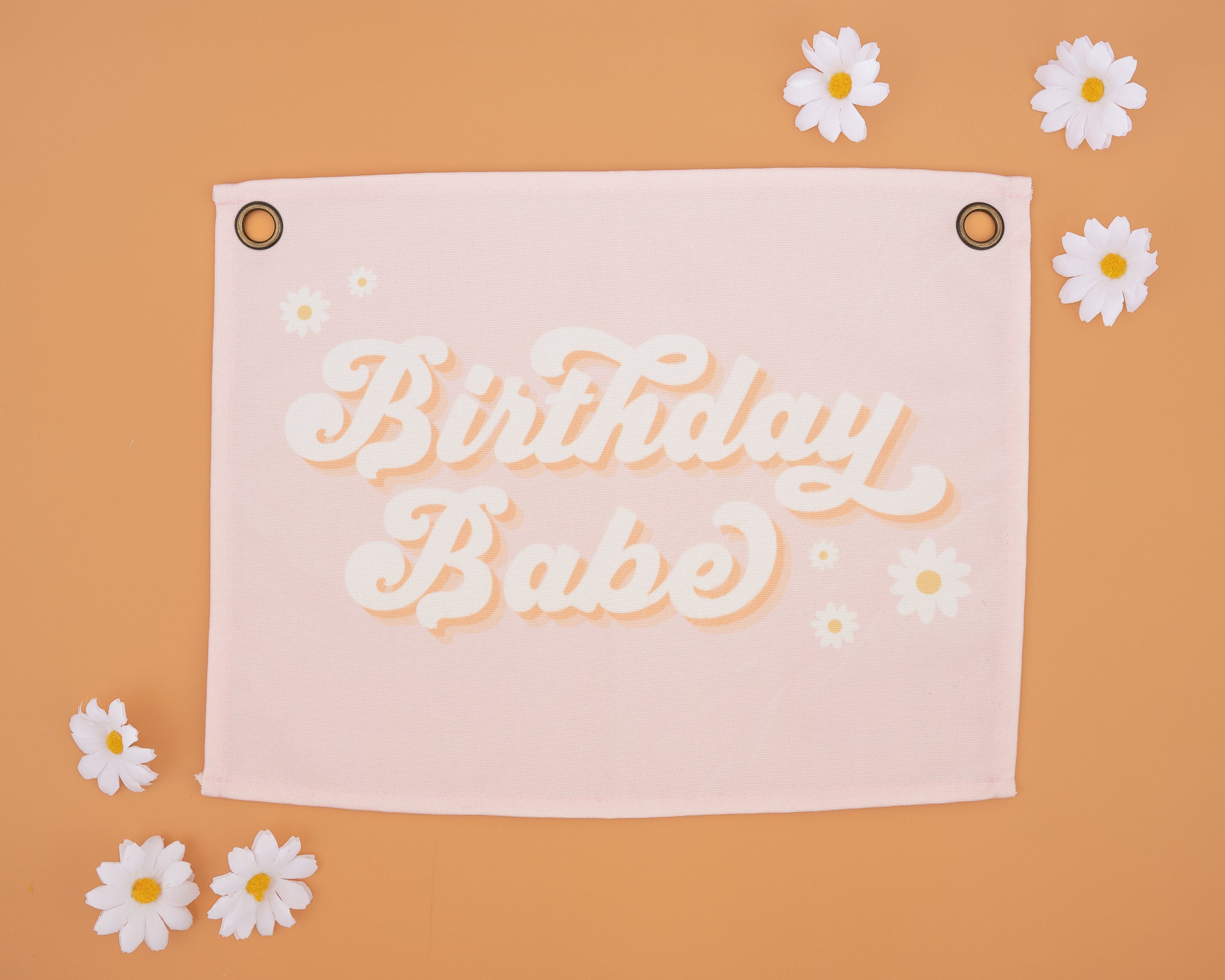 Birthday Babe Midi Banner Retro Birthday Boho Birthday Birthday Girl Party Decor Photo Props 1st birthday first birthday