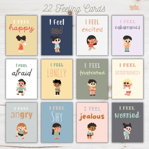 Tarjetas de Sentimientos - DESCARGA DIGITAL INSTANTE / Emociones, Montessori, Educación, Empatía, Aula, Educación en Casa, Descargar, Imprimibles, Aprendizaje