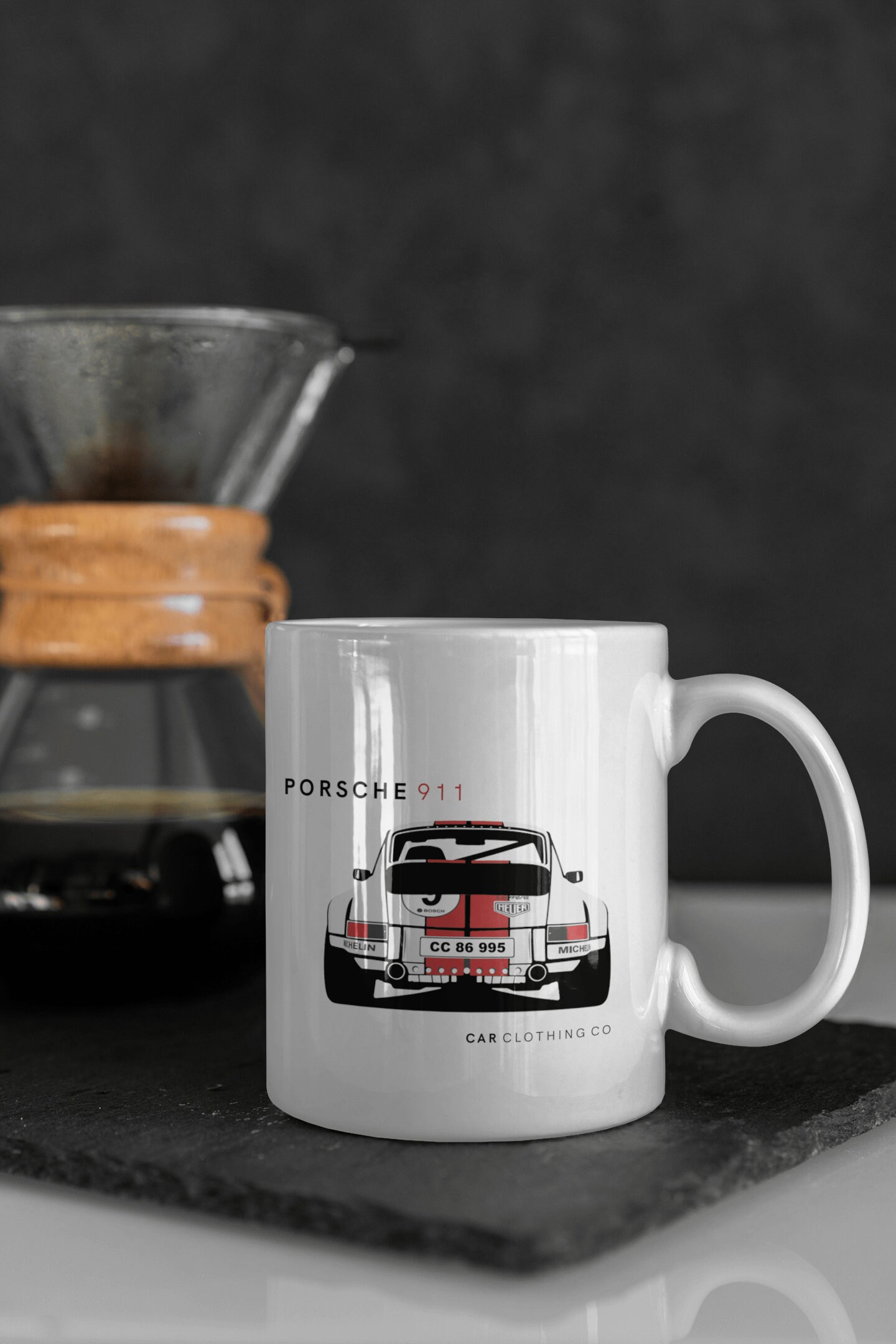 Porsche 911 White Mug Gift Car Lover Gift for him Funny Mugs Etsy