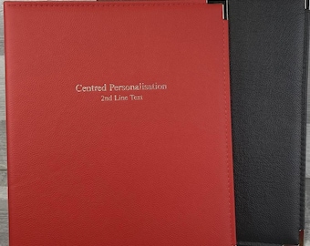 A4 Real Leather Ring Binder