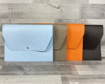 Handmade A4 Faux Leather Document Wallet | Personalized Certificate/Document Holder