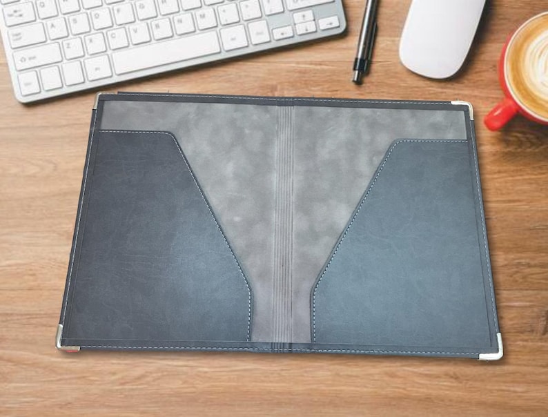 Doc Folder Real A4 Smooth Faux Leather Document Folder. Personalised Document Folder ...