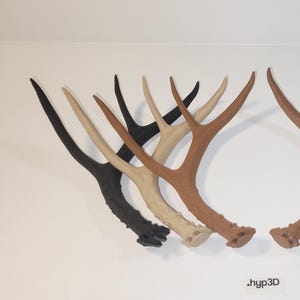 3D Printed Deer Antler Crown – Lightweight Cosplay Headpiece, Fantasy Costume Accessory, Renaissance & Fairy Tale Tiara