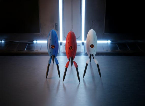 Portal Turret Articulated 3D Printed - Etsy