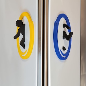 Portal Magnet 3D Printed with Color Options
