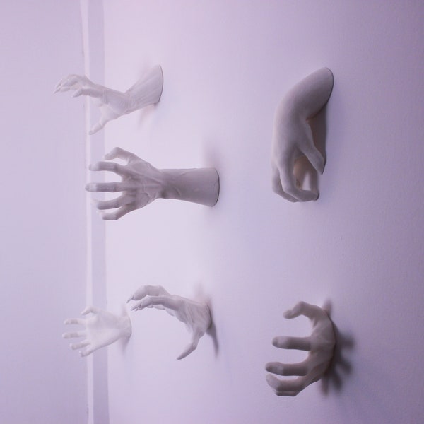 Reaching Hands - Horror Hands - Gruselige Dekoration - Lebensgroß - Einfache Schraubmontage