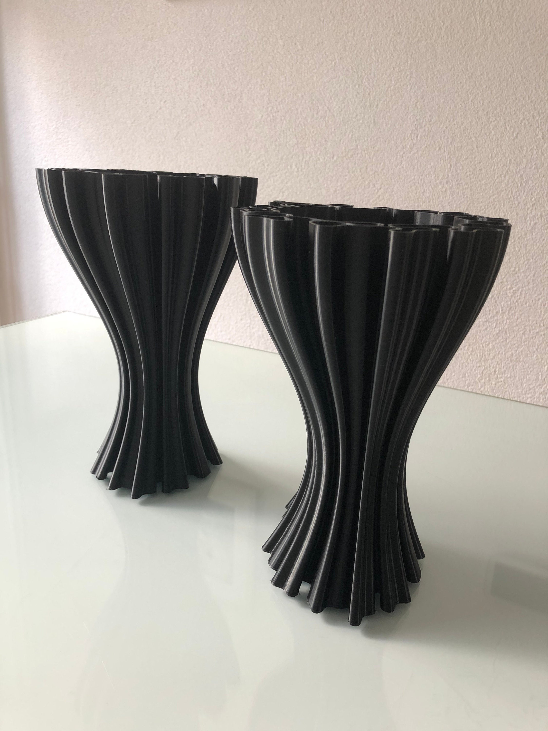 Wavy Vase Decorative Flower Vase Etsy