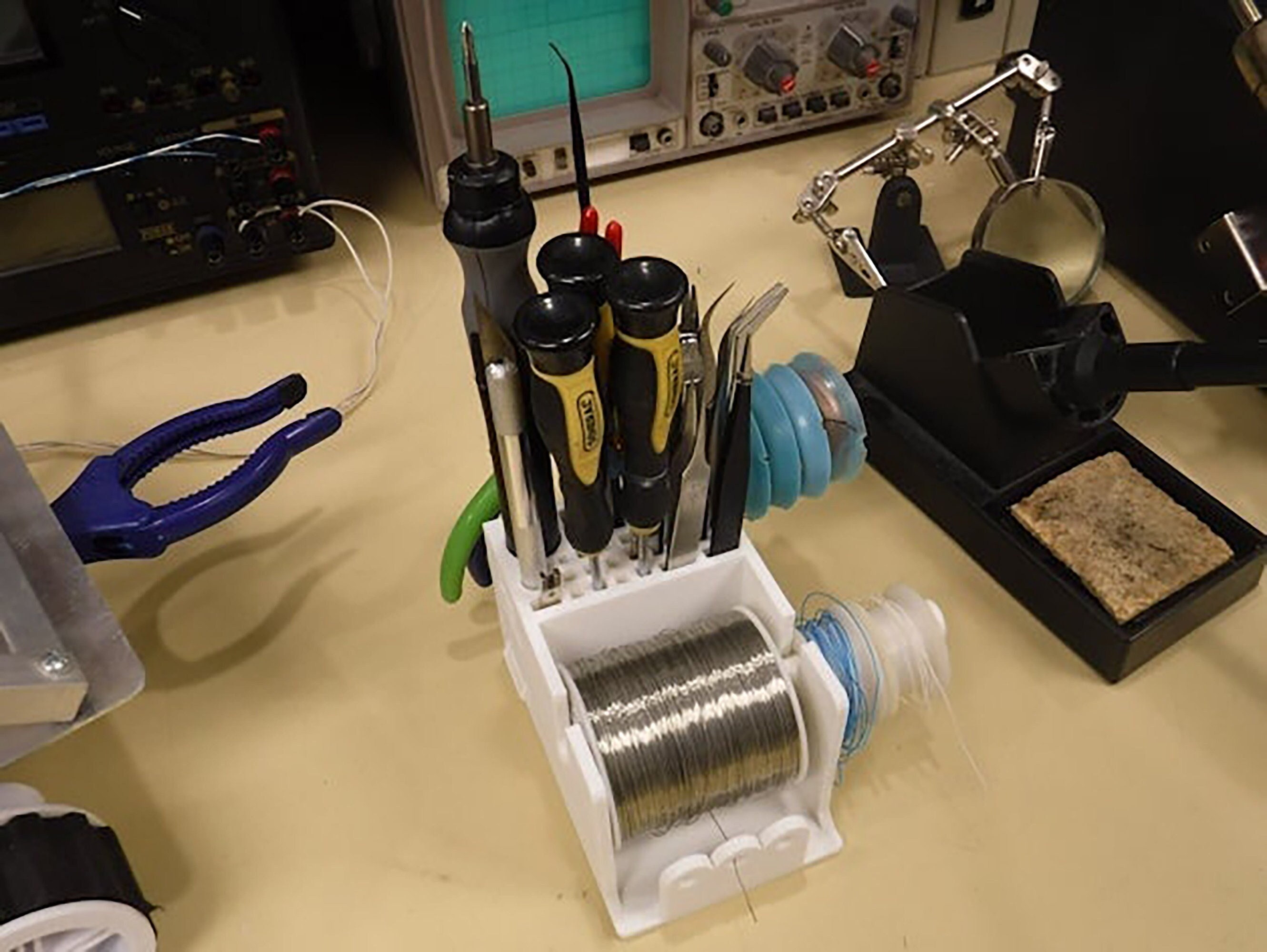 Solder Station Organizer Soldering Stand 3D Printed Etsy