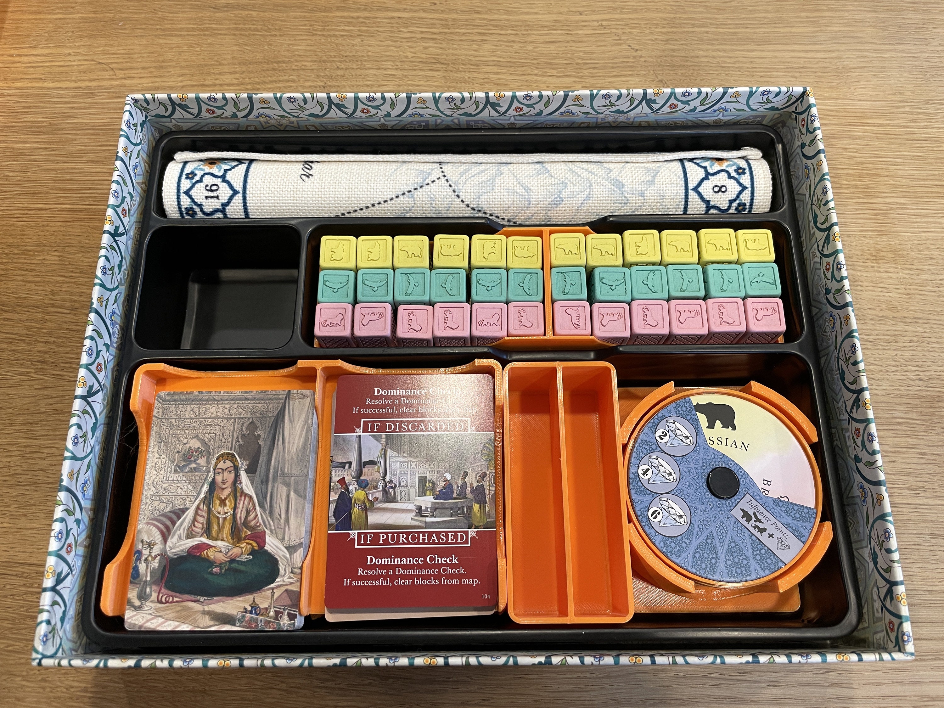Pax Pamir Box Insert 3D Printed Board Game Organizer Etsy