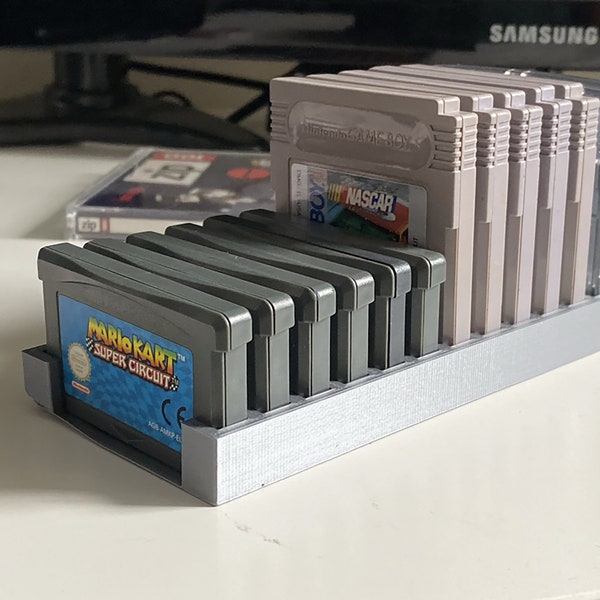 Console Cartridge Stands | Video Game Cartridge Holder | NES | SNES | N64 | 3DS | Sega Genesis | Game Boy - Color - Advance | Virtual Boy