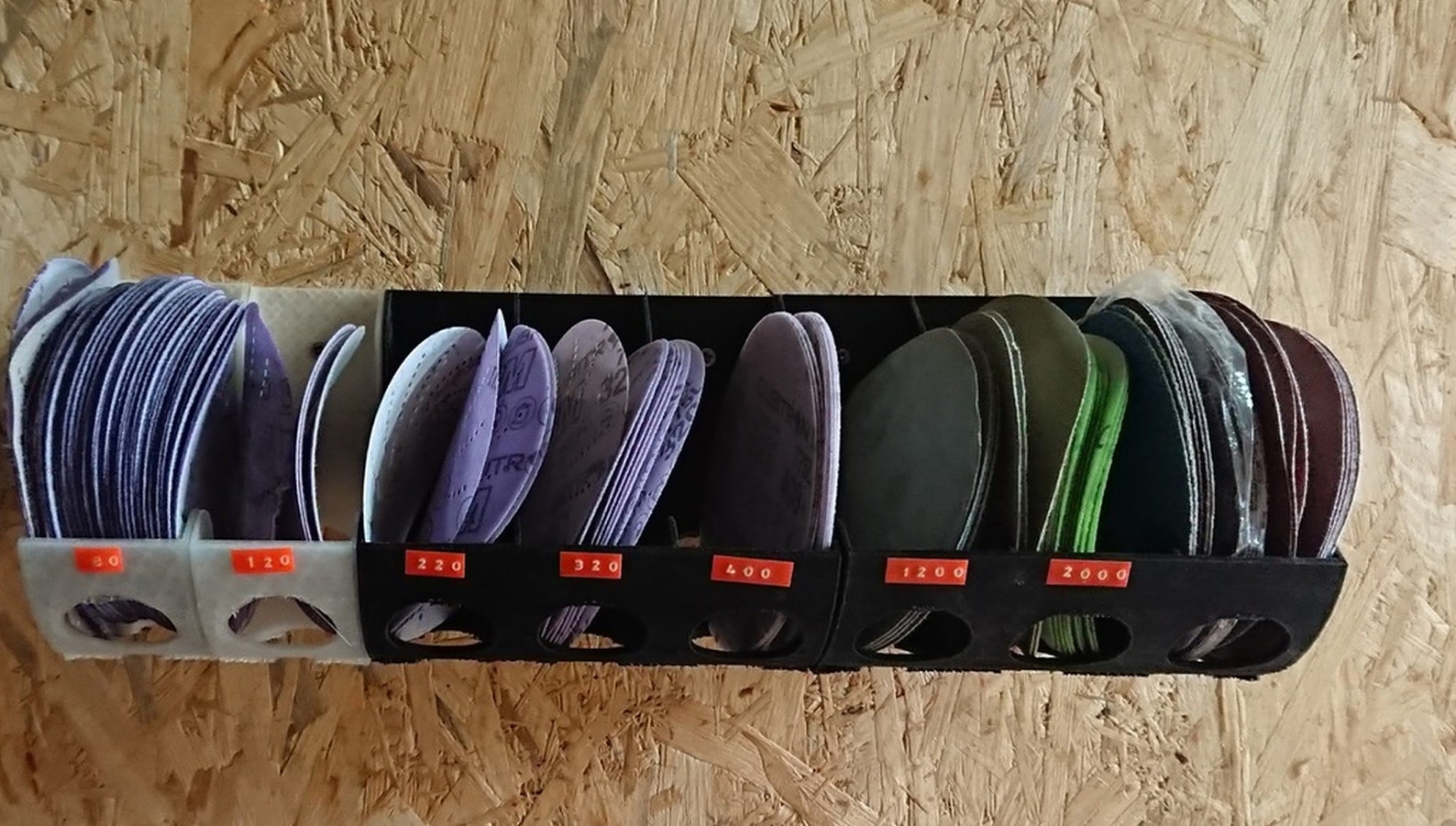 Sanding Disc Storage Sandpaper Organizer Sanding Disc Etsy