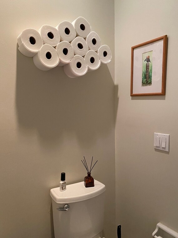 Toilet Paper Cloud Storage 3D Printed Bathroom Organizer Etsy