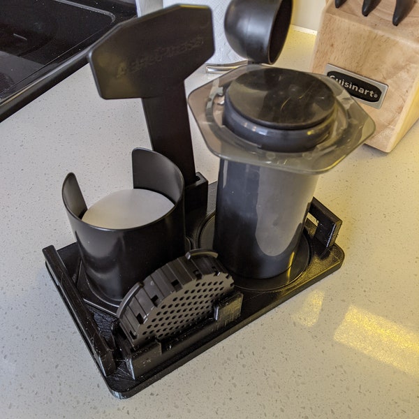 Aeropress Organizer Station - Impreso en 3D