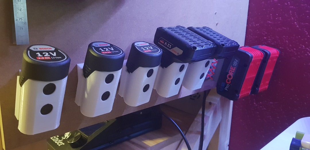 Power Tool Battery Holder Battery Rack Bosch Makita Milwaukee Dewalt