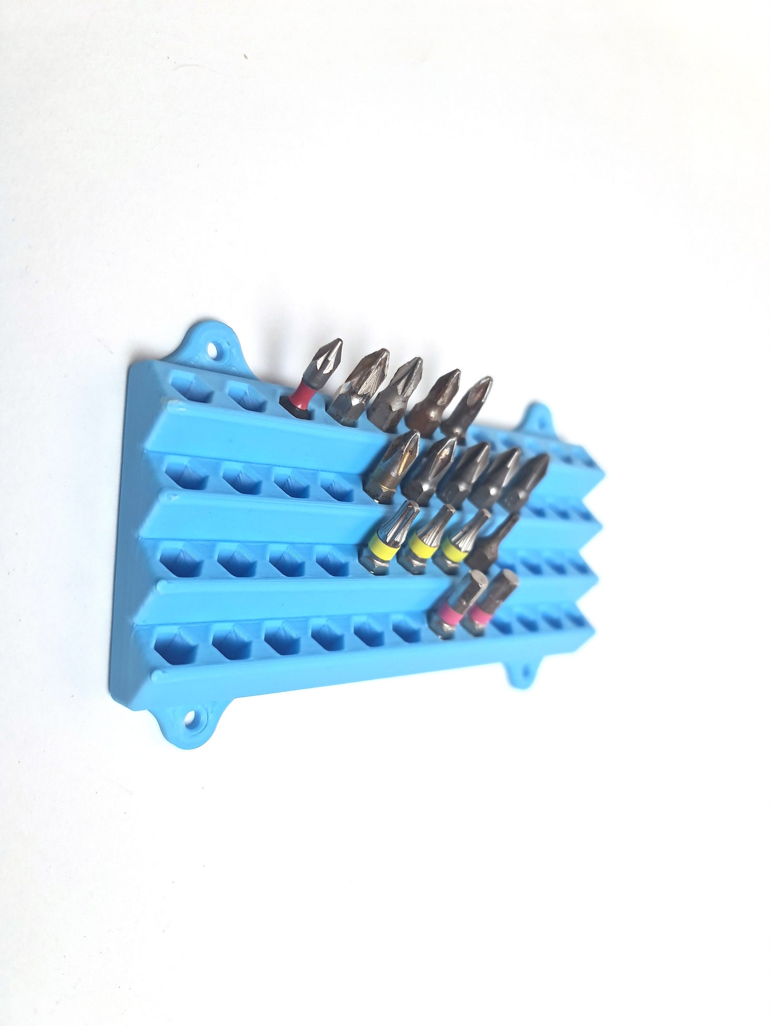 Drill Bit Organizer Screwdriver 1/4 Bit Wall Holder 3D Etsy