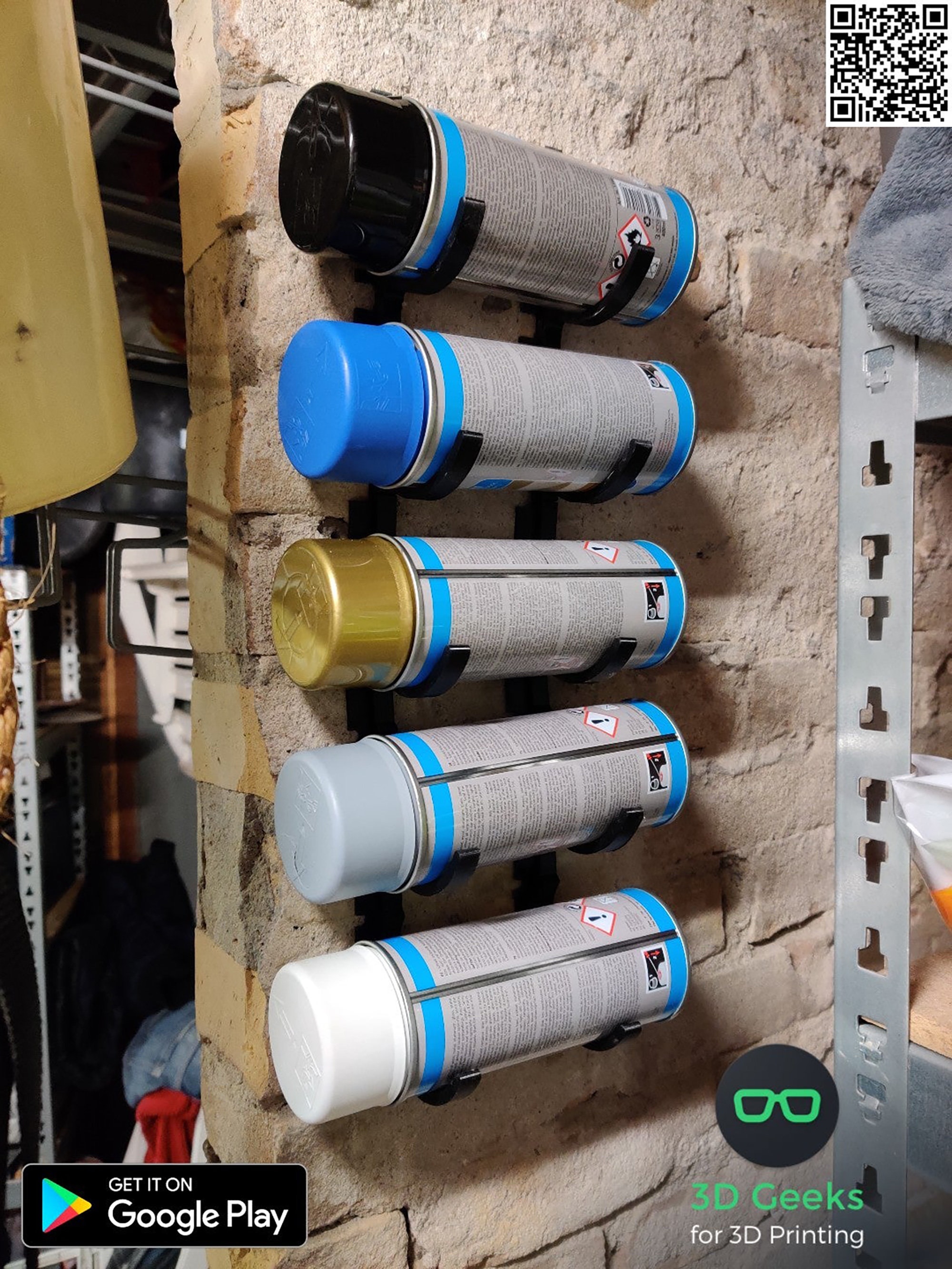 Spray Can Wall Organizer Spray Can Holder Spray Paint Etsy