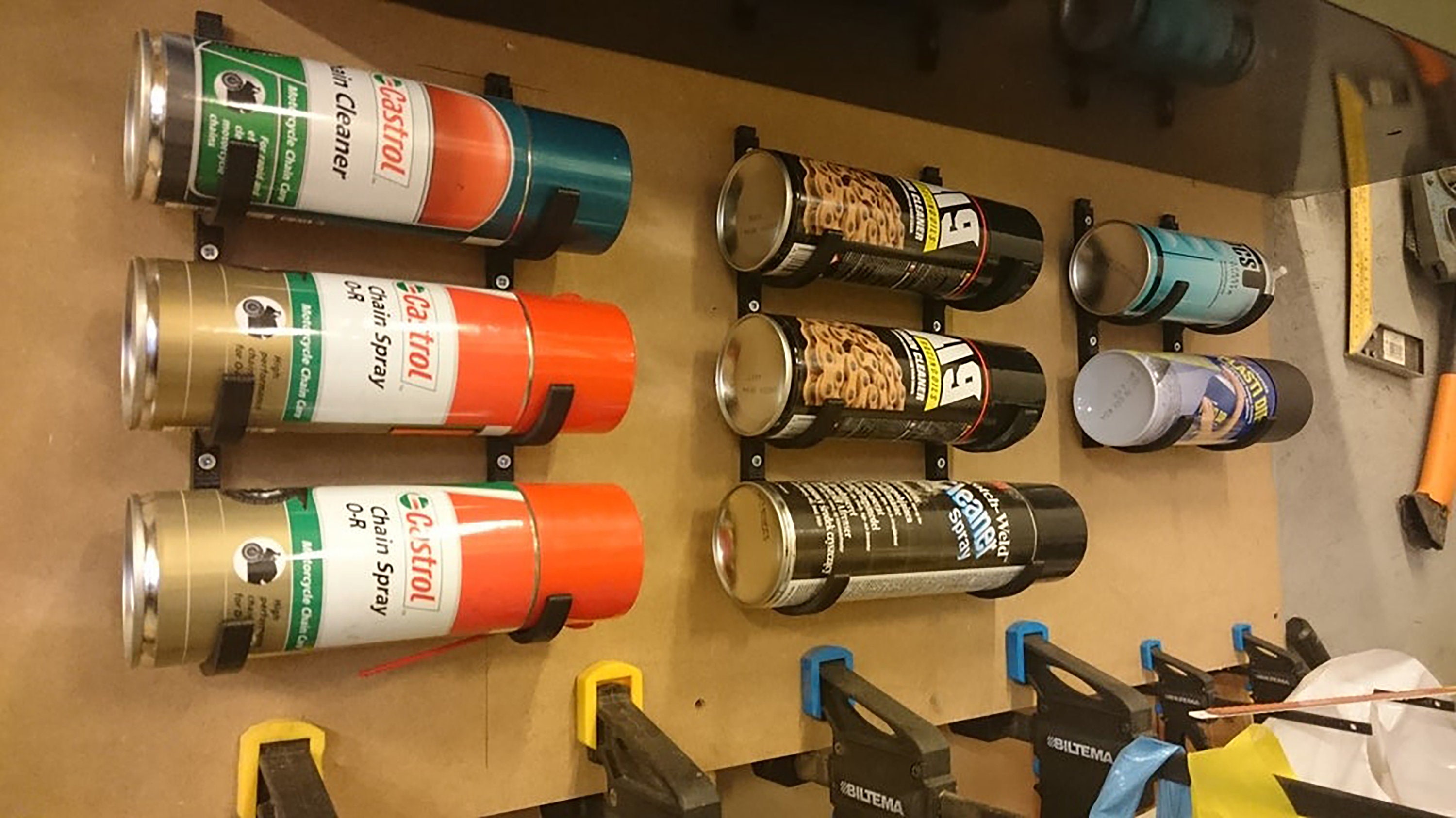 Spray Can Wall Organizer Spray Can Holder Spray Paint Etsy