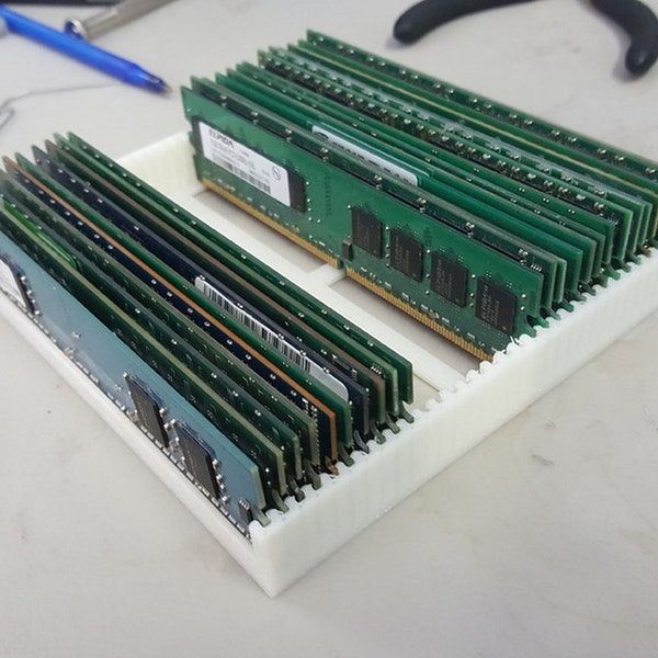 RAM Memory Holder - RAM Rack for Desktop and Laptop modules - DDR / DDR2 / DDR3 / DDR4 - Ram Stand