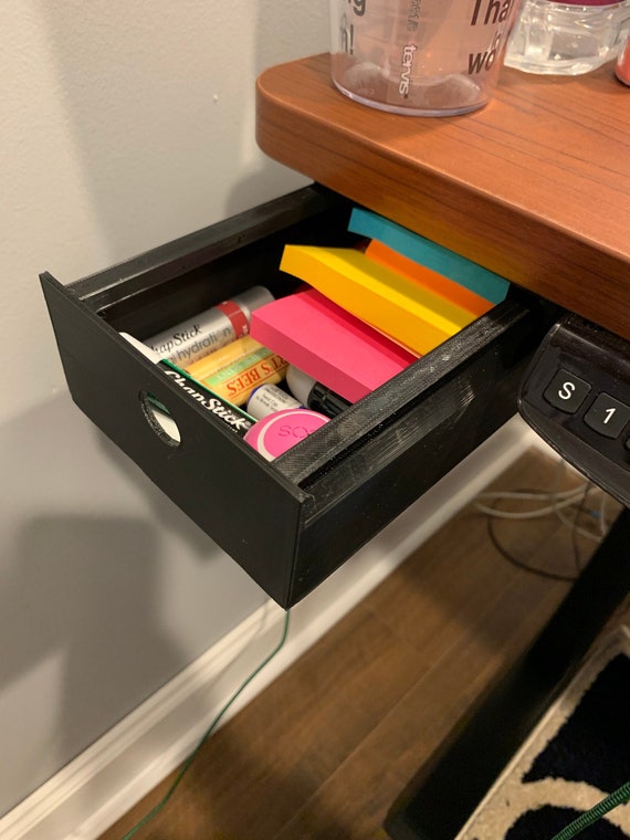 Under Desk Drawer Office Storage 3D Printed Desk Organizer 