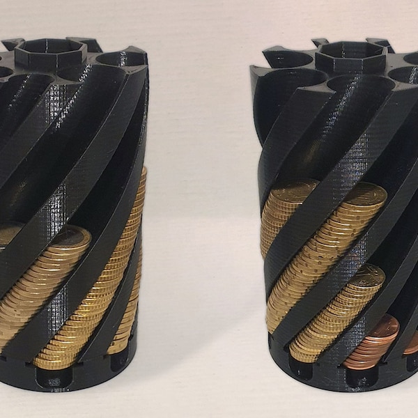 Euro Coin Holder - Organisateur de pièces imprimées en 3D