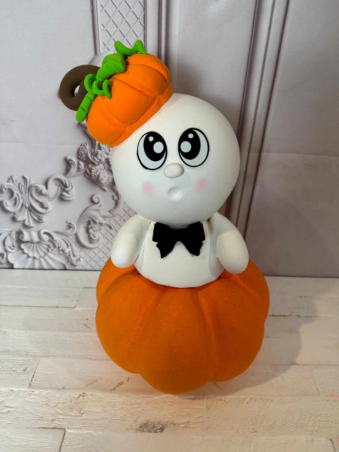 Halloween Peek a Boo Ghost Pumpkin for Displays and Decor - Etsy