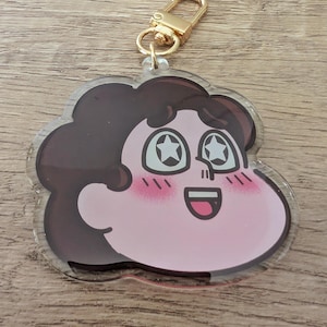 The Steven - Cute Kawaii Steven Universe Epoxy Acrylic Keychain Charm