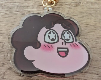 The Steven - Cute Kawaii Steven Universe Epoxy Acrylic Keychain Charm