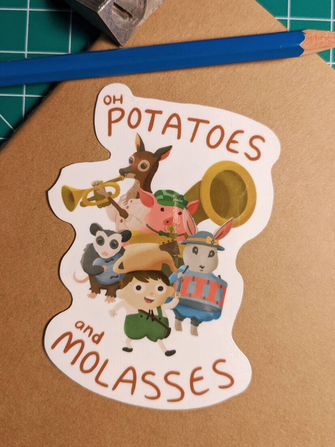 Potatoes and Molasses Cute Over the Garden Wall Greg and Etsy
